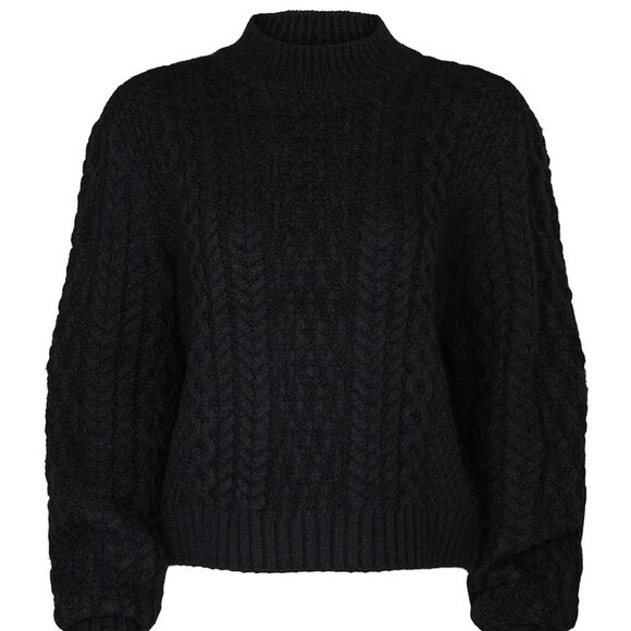 EUC NEON BLONDE Stella Sweater in Black Sz L - Picture 2 of 5